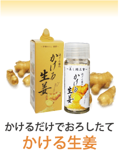 かける生姜